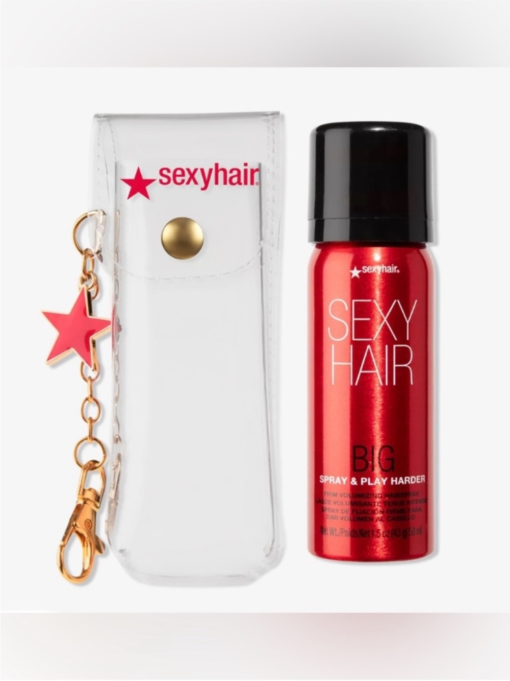 Sexy Hair Big Sexy Hair Spray & Play 16oz, Big Spray & Play Harder With Keychain - Picture 3 of 9